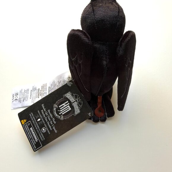 3801 DISNEY PARKS DISNEY HAUNTED MANSION RAVEN CROW WITH RED EYES - Picture 4 of 7